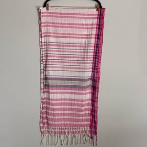 ☀️Coastal Vibes Cotton Summer Scarf - Pretty in pink